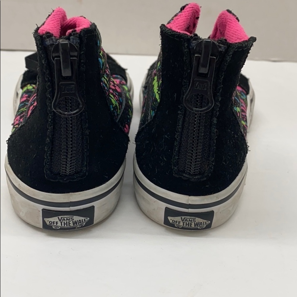 Vans 10 Toddler high-top sneakers black splashed - Picture 2 of 10